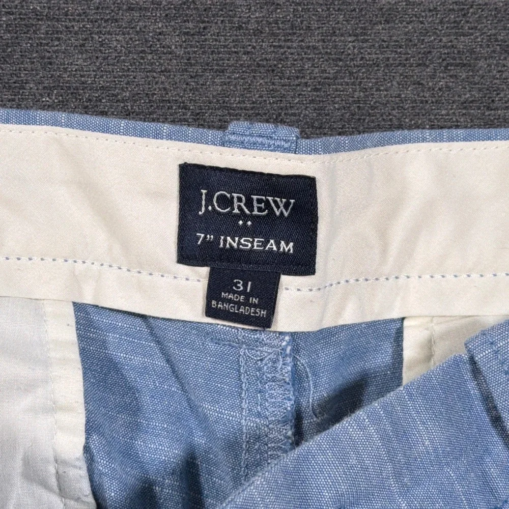 J.Crew Shorts Mens 31 Blue Chino 7